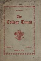 College Times, March 1925