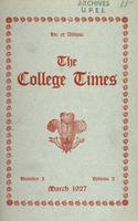 College Times, March 1927