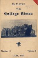 College Times, May 1929