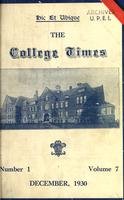 College Times, December 1930