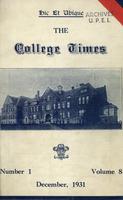 College Times, December 1931