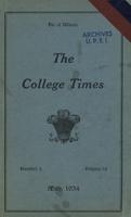 College Times, May 1934