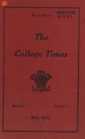 College Times, May 1935