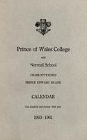 PWC Calendar 1960-1961