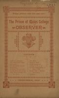 Prince of Wales College Observer, December 1900