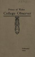 Prince of Wales College Observer, February 1905