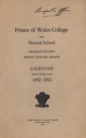PWC Calendar 1952-1953