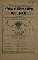 Prince of Wales College Observer, June 1900 