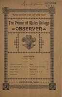 Prince of Wales College Observer, October 1900 