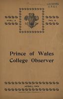 Prince of Wales College Observer, April 1901 